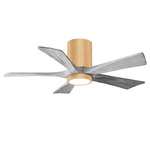 Irene Hugger Ceiling Fan - Light Maple / Barn Wood Tone