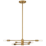 Lyrique Chandelier - Warm Brass