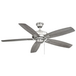 Wind Star Ceiling Fan - Brushed Pewter / Greywood