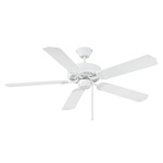 Nomad Outdoor Ceiling Fan - White / White
