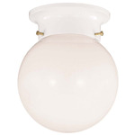 Stella Ceiling Light - White / Opal