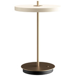 Asteria Move Portable Table Lamp - Brass / Pearl