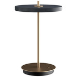 Asteria Move Portable Table Lamp - Brass / Anthracite Grey