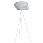 Ribbon Floor Lamp - White / White