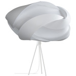 Ribbon Table Lamp - White / White