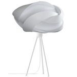 Ribbon Table Lamp - White / White