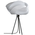 Ribbon Table Lamp - Black / White