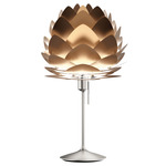 Aluvia Table Lamp - Brushed Steel / Brushed Bronze