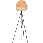 Eos Evia Tripod Floor Lamp - Black / Light Brown