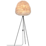 Eos Evia Tripod Floor Lamp - Black / Light Brown