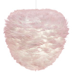 Eos Evia Pendant - White / Light Rose