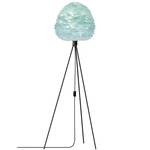 Eos Evia Tripod Floor Lamp - Black / Light Blue