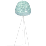 Eos Evia Tripod Floor Lamp - White / Light Blue