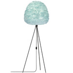 Eos Evia Tripod Floor Lamp - Black / Light Blue