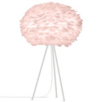 Eos Tripod Table Lamp - White / Light Rose