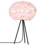 Eos Tripod Table Lamp - Black / Light Rose