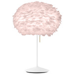 Eos Table Lamp - White / Light Rose