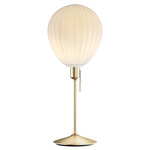 Around The World Table Lamp - Brushed Brass / Opal