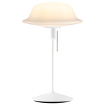 Butler Table Lamp - White / Opal