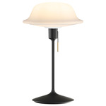 Butler Table Lamp - Black / Opal