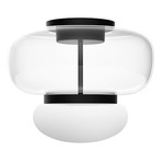 Faro Ceiling Light - Matte Black / Clear