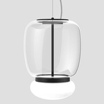 Faro Pendant - Matte Black / Clear