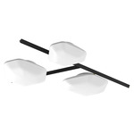 Modulor Linear Wall / Ceiling Light - Matte Black / Matte White