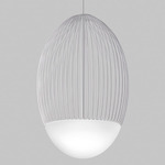 Riketta Pendant - Matte White / Matte White