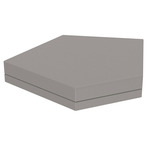 Pixel Pentagon Modular Ottoman - Matte Taupe