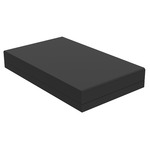 Pixel Rectangular Modular Ottoman - Matte Black