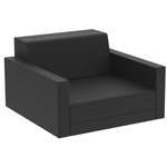 Pixel Lounge Chair - Matte Black