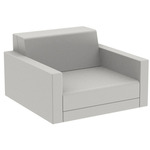 Pixel Lounge Chair - Matte Ecru