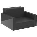 Pixel Lounge Chair - Lacquered Anthracite