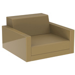 Pixel Lounge Chair - Lacquered Beige