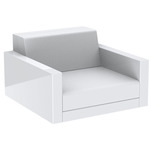 Pixel Lounge Chair - Lacquered White