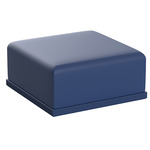 Gatsby Ottoman - Matte Notte Blue