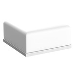 Gatsby Ottoman - Matte White