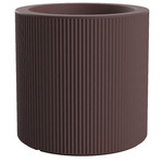 Gatsby Cylinder Planter - Matte Purjai Red