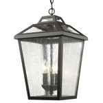 Bayland Outdoor Pendant - Oil Rubbed Bronze / Clear Seedy