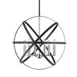 Cavallo Pendant - Black / Chrome