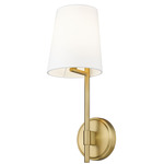 Winward Wall Sconce - Olde Brass / White