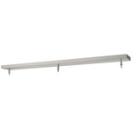Multi Point Linear Canopy with Connectors - Brushed Nickel