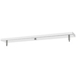 Multi Point Linear Canopy with Connectors - Chrome