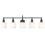 Bryant Bathroom Vanity Light - Matte Black / Matte Opal