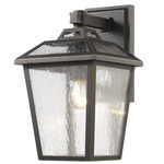 Bayland Outdoor Wall Light - Oil Rubbed Bronze / Clear Seedy