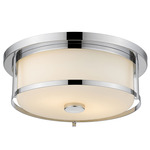 Savannah Ceiling Light - Chrome / Matte Opal