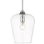 Joliet Pendant - Chrome / Clear