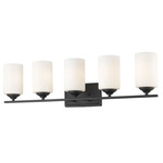 Bordeaux Bathroom Vanity Light - Bronze / Matte Opal