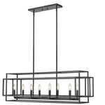 Titania Linear Chandelier - Matte Black