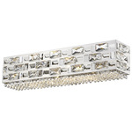 Aludra Bathroom Vanity Light - Chrome / Clear